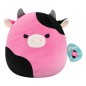 Squishmallows - Peluche Pollyanna la vache noire et rose 30 cm