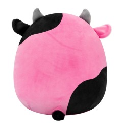 Squishmallows - Peluche Pollyanna la vache noire et rose 30 cm