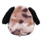 Squishmallows - Peluche Zerdan le chien marbré brun 30 cm Squishmallows - Peluche Zerdan le chien marbré brun 30 cm