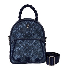 Loungefly - Mini  sac à dos Convertible Denim