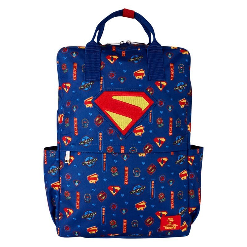DC Comics - Sac à dos Nylon Full-Size Superman By Loungefly DC Comics - Sac à dos Nylon Full-Size Superman By Loungefly