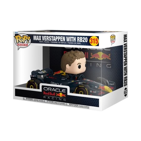 Formula 1 - POP! Rides Super Deluxe Vinyl Figure RB- Verstappen w/RB20 15 cm