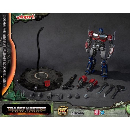 Transformers : Rise of the Beasts - Figurine Plastic Model Kit AMK Pro Series Optimus Prime (Oversea Version) 20 cm