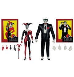 Batman: The Animated Series DC Direct - Figurines Harley Quinn & The Joker (Mad Love) (Gold Label) 18 cm
