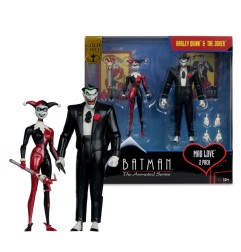 DC Comics - Batman: The Animated Series DC Direct Action Figures Harley Quinn & The Joker (Mad Love) (Gold Label) 18 cm