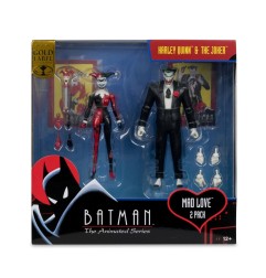 Batman: The Animated Series DC Direct - Figurines Harley Quinn & The Joker (Mad Love) (Gold Label) 18 cm