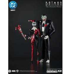 Batman: The Animated Series DC Direct - Figurines Harley Quinn & The Joker (Mad Love) (Gold Label) 18 cm