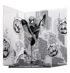 Marvel Collection - Statuette 1/10 Spider-Man (Spider-Man N°6) (Line Art)(Gold Label) 10 cm