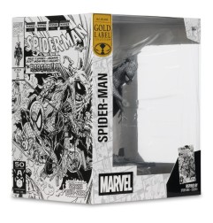 Marvel Collection - Statuette 1/10 Spider-Man (Spider-Man N°6) (Line Art)(Gold Label) 10 cm