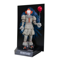 Ça : Bienvenue à Derry - Statuette Movie Maniacs Pennywise (Gold Label) 16 cm
