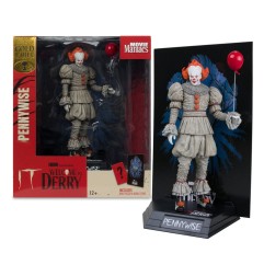 It - : Welcome to Derry Movie Maniacs PVC Statue Pennywise (Gold Label) 16 cm