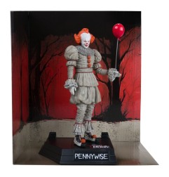 Ça : Bienvenue à Derry - Statuette Movie Maniacs Pennywise (Gold Label) 16 cm