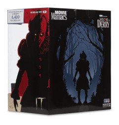 It - : Welcome to Derry Movie Maniacs PVC Statue Pennywise (Flashback) (Gold Label) 16 cm