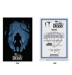 Ça : Bienvenue à Derry - Statuette Movie Maniacs Pennywise (Flashback) (Gold Label) 16 cm