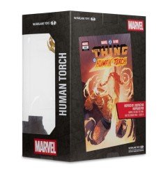 Marvel Collection - Statuette 1/6 Human Torch ( 2 in 1 N°10) 29 cm