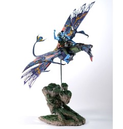 Avatar - : The Way of Water Action Figure Recom Quaritch & RDA Banshee (Gold Label)