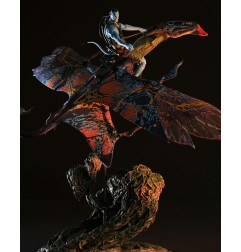 Avatar - : The Way of Water Action Figure Recom Quaritch & RDA Banshee (Gold Label)