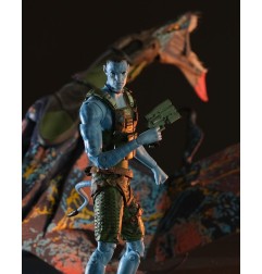 Avatar : La Voie de l'eau - Figurine Recom Quaritch & RDA Banshee (Gold Label)