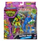 Les Tortues Ninja - Figurines Leonardo vs. Super Fly 11 cm