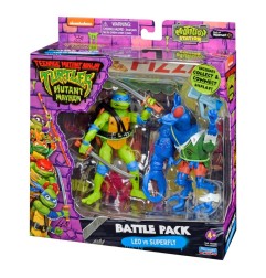 Teenage Mutant Ninja Turtles - Action Figures Leonardo vs. Super Fly 11 cm