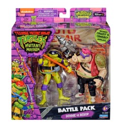 Teenage Mutant Ninja Turtles - Action Figures Donatello vs. Bebop 11 cm