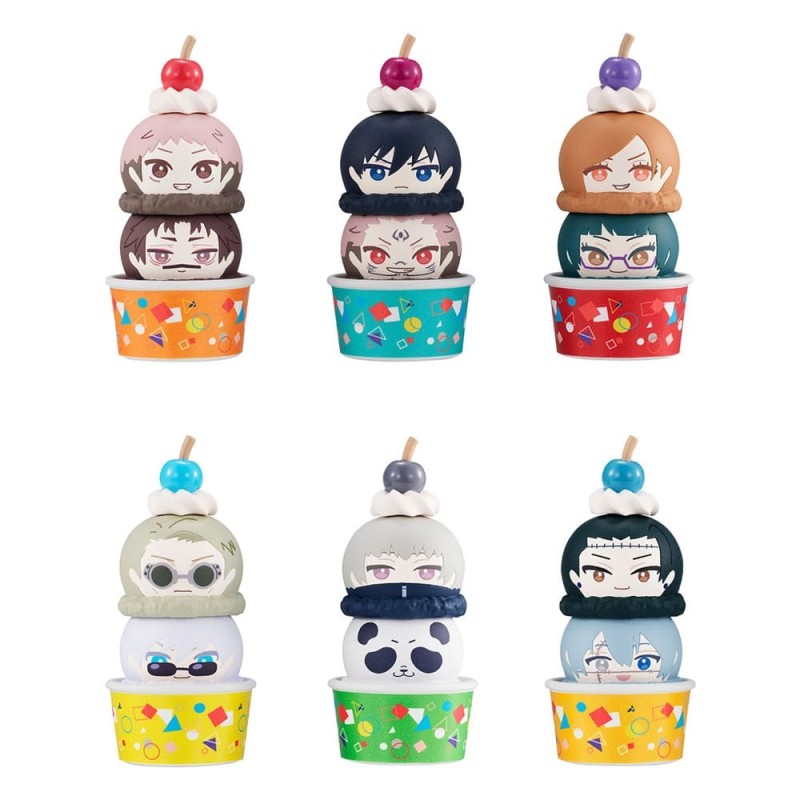 Jujutsu Kaisen - Tsumichen Stack up & Change Trading Figure 6-Pack 8 cm (with gift)