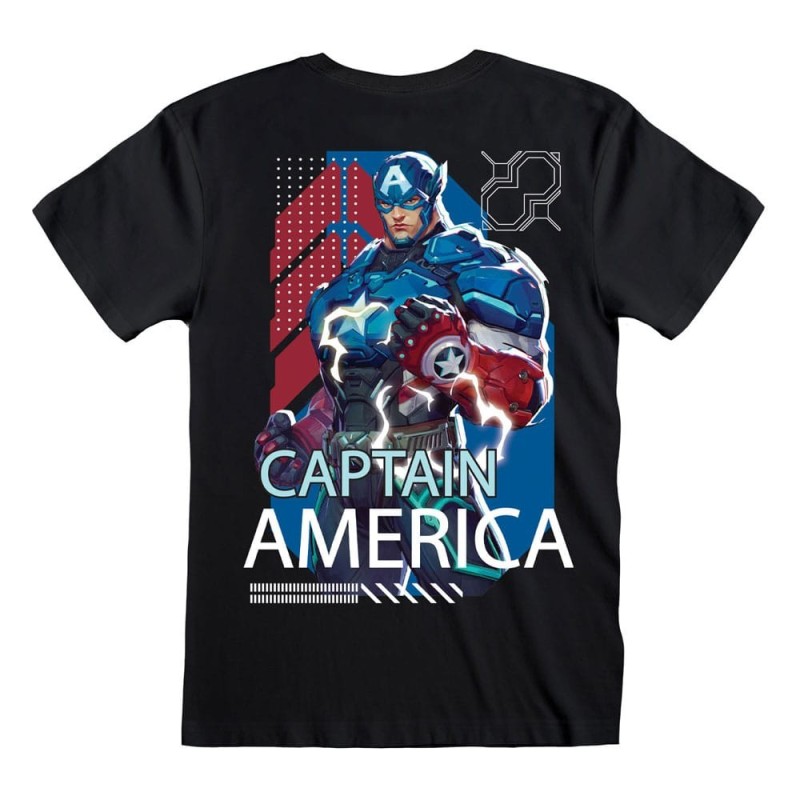 Marvel Rivals - T-Shirt Captain America Marvel Rivals - T-Shirt Captain America