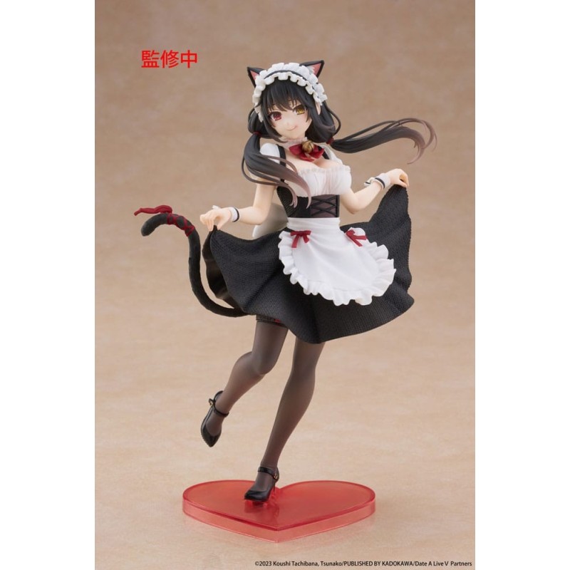 Date A Live - V Coreful PVC Statue Kurumi Tokisaki Cat Ear Maid Ver. 18 cm