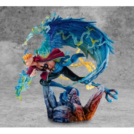 One Piece - P.O.P MAS Maximum PVC Statue Marco the Phoenix Leader of 1st group of Whitebeard Pirates 32 cm