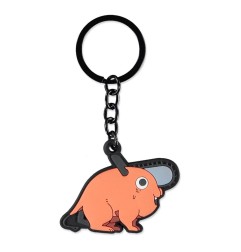 Chainsaw Man - Porte-clés caoutchouc Pochita Sitting