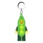 LEGO - Porte-clés lumineux mini figurine LEGO Pea pod costume girl 8 cm
