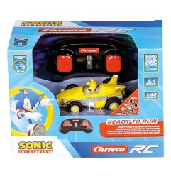 Sonic - The Hedgehog - Sonic the Hedgehog RC remote-controlled Car 1/43 2.4GHz Mini Tails