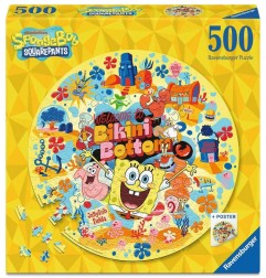 Bob l'éponge - Puzzle rond Welcome to Bikini Bottom (500 pièces)