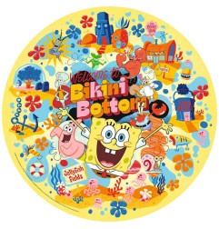 Bob l'éponge - Puzzle rond Welcome to Bikini Bottom (500 pièces)