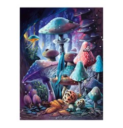Other - Ravensburger Glow-in-the-Dark Jigsaw Puzzle Moonlight Mushrooms (500 pieces)