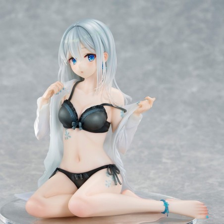 Original Character - Statuette 1/7 Silver-Haired Girl Sky Blue Morning Special Outfit Ver. by Fuumi Illustration 16 cm