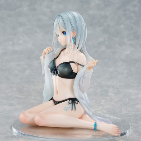 Original Character - Statuette 1/7 Silver-Haired Girl Sky Blue Morning Special Outfit Ver. by Fuumi Illustration 16 cm