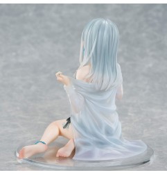 Original Character - Statuette 1/7 Silver-Haired Girl Sky Blue Morning Special Outfit Ver. by Fuumi Illustration 16 cm