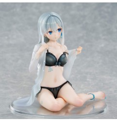 Original Character - Statuette 1/7 Silver-Haired Girl Sky Blue Morning Special Outfit Ver. by Fuumi Illustration 16 cm