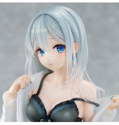 Original Character - Statuette 1/7 Silver-Haired Girl Sky Blue Morning Special Outfit Ver. by Fuumi Illustration 16 cm