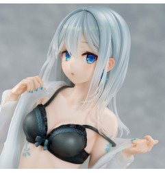 Original Character - Statuette 1/7 Silver-Haired Girl Sky Blue Morning Special Outfit Ver. by Fuumi Illustration 16 cm