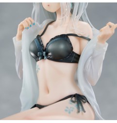 Original Character - Statuette 1/7 Silver-Haired Girl Sky Blue Morning Special Outfit Ver. by Fuumi Illustration 16 cm