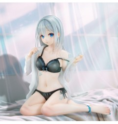 Original Character - PVC Statue 1/7 Silver-Haired Girl Sky Blue Morning Special Outfit Ver. by Fuumi Illustration 16 cm