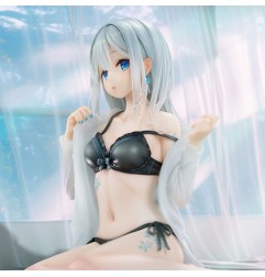 Original Character - PVC Statue 1/7 Silver-Haired Girl Sky Blue Morning Special Outfit Ver. by Fuumi Illustration 16 cm