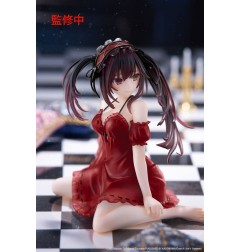 Date A Live - V PVC Statue Desktop Cute Figure Kurumi Tokisaki Nightwear Ver. Renewal 13 cm