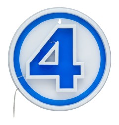 Marvel - Fantastic Four LED Wall Lamp Light Logo Neon
