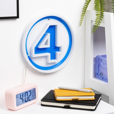 Marvel - Fantastic Four LED Wall Lamp Light Logo Neon