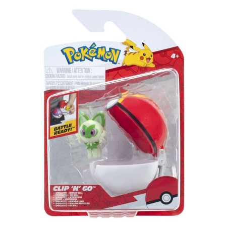 Pokémon - Clip'n'Go Poké Balls Poussacha & Bis Ball