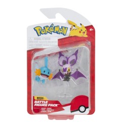 Pokémon - Figure 2-Pack Mudkip & Noibat with Stand 8 cm