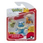 Pokémon - Pack 3 figurines First Partner Battle Figure Set Chartor, Coupenotte & Croâporal